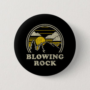 Bóton Redondo 5.08cm Camiseta Blowing Rock North Carolina Nc Vintage Hi