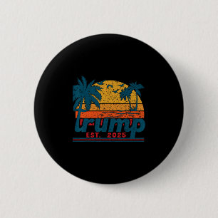 Bóton Redondo 5.08cm Camiseta Divertida Trump Golfo De Nós América Est