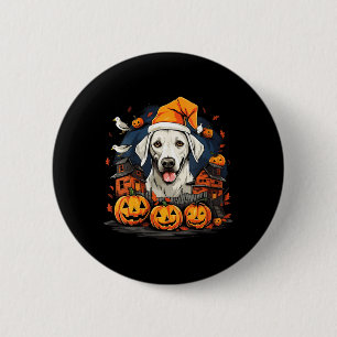 Bóton Redondo 5.08cm Camiseta feminina de Halloween com decote em V1