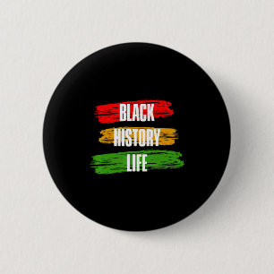 Bóton Redondo 5.08cm Camiseta Mês da História Negra Vida Negra 2