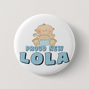 Bóton Redondo 5.08cm Camiseta Orgulhosa Nova Lola
