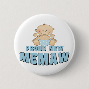 Bóton Redondo 5.08cm Camiseta PROUD NEW Memaw