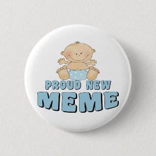 Bóton Redondo 5.08cm Camiseta PROUD New Meme
