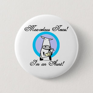 Bóton Redondo 5.08cm Camisetas e presentes de tia nova e veloz