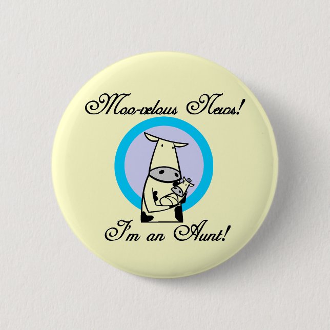 Bóton Redondo 5.08cm Camisetas e presentes de tia nova e veloz (Frente)