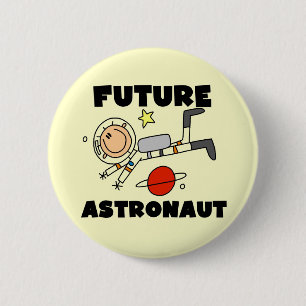 Bóton Redondo 5.08cm Camisetas e Presentes para Futuros Astronautas