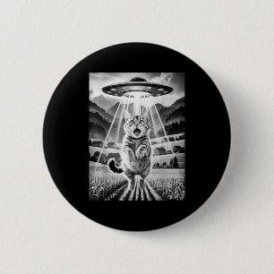 Bóton Redondo 5.08cm Camisetas Gráficas Divertidas de Abdução Alienígen