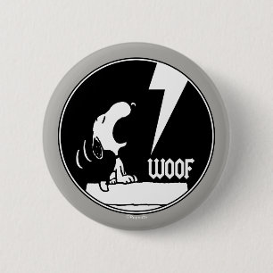 Bóton Redondo 5.08cm Camisetas  Snoopy Howling