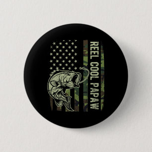 Bóton Redondo 5.08cm Camuflagem Papaw Legal da Reel: Pais de Bandeira A