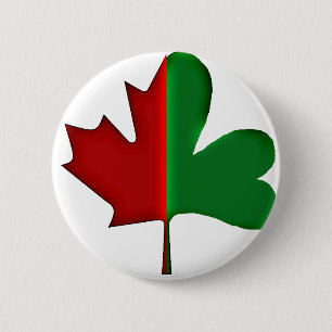 Bóton Redondo 5.08cm Canadense irlandês