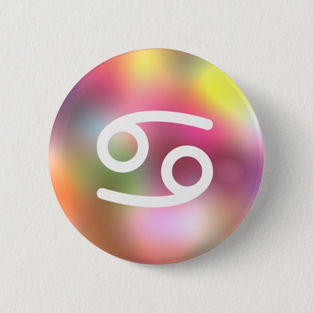 Bóton Redondo 5.08cm Cancer (Frente)