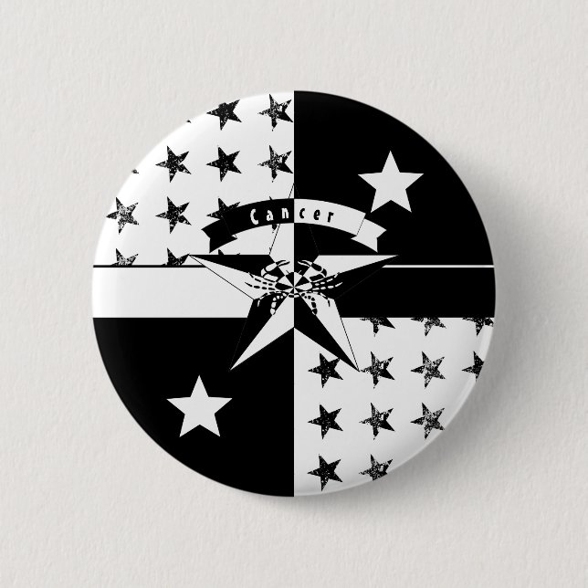 Bóton Redondo 5.08cm Cancer (Frente)