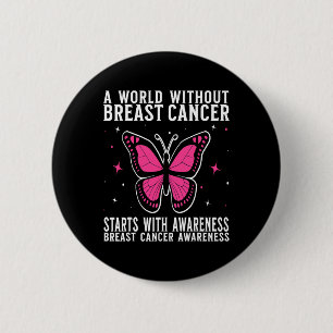 Bóton Redondo 5.08cm Cancer De Mama Mulheres Suportam Presentes Cancer