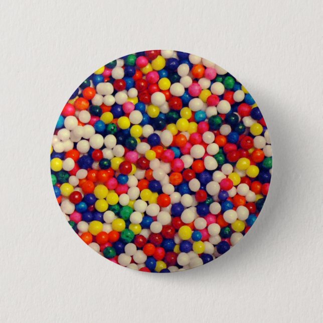 Bóton Redondo 5.08cm Candy Sprinkles (Frente)