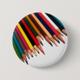 Bóton Redondo 5.08cm Canto do Lápis Colorido