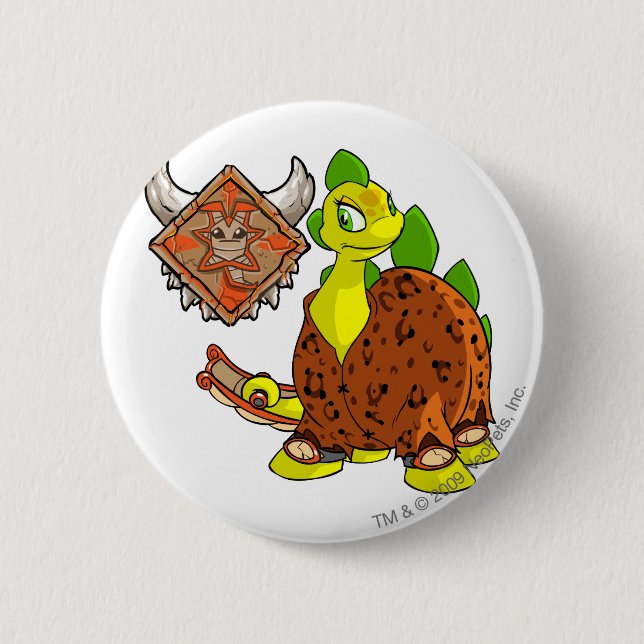 Bóton Redondo 5.08cm Capitão 1 da equipe de Tyrannia (Frente)