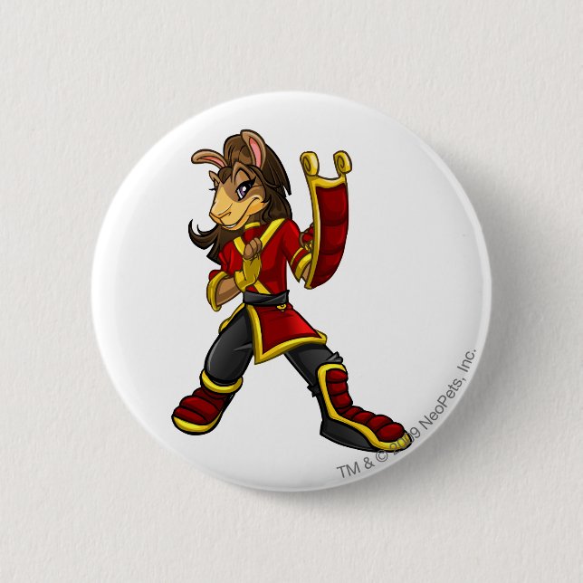 Bóton Redondo 5.08cm Capitão 2 da equipe de Shenkuu (Frente)