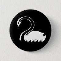 Capitão Cisne Bandeira Botão