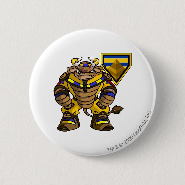 Bóton Redondo 5.08cm Capitão perdido 1 da equipe do deserto (Frente)