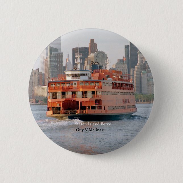 Bóton Redondo 5.08cm Cara V. Botão Molinari (Frente)