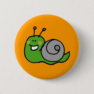Bóton Redondo 5.08cm Caracol verde