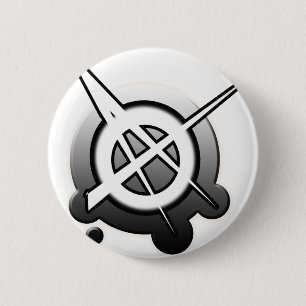 Bóton Redondo 5.08cm caras punk música ANARCHY PUNK ROCK