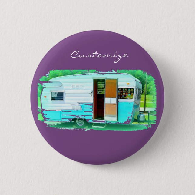Bóton Redondo 5.08cm Caravan gypsy casa Thunder_Cove (Frente)