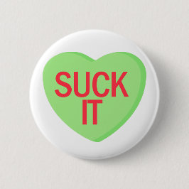 Bóton Redondo 5.08cm Cardíaco doce - TI SUCK