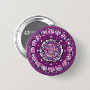 Bóton Redondo 5.08cm Cardinal Red Rosace