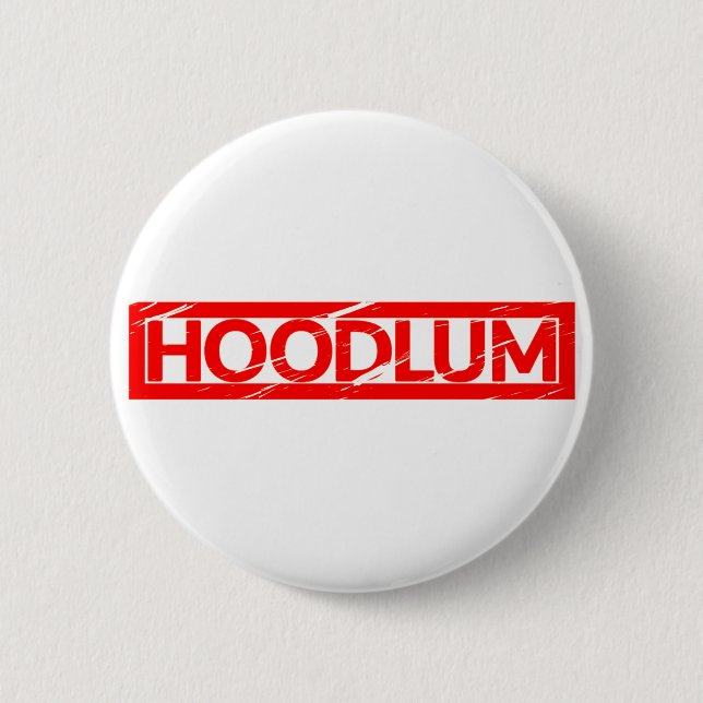 Bóton Redondo 5.08cm Carimbo Hoodlum (Frente)