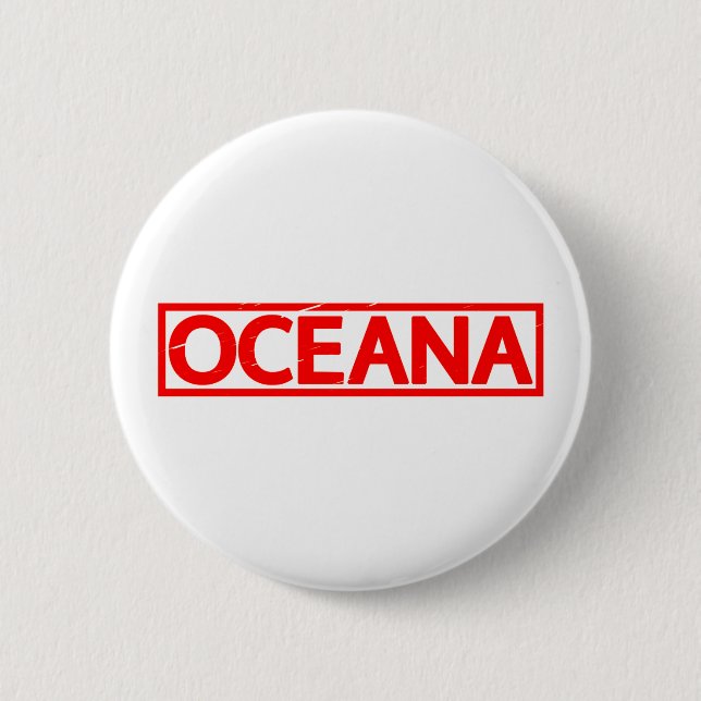 Bóton Redondo 5.08cm Carimbo Oceana (Frente)