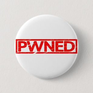 Bóton Redondo 5.08cm Carimbo Pwned