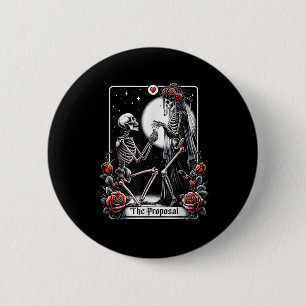 Bóton Redondo 5.08cm Cartão de Tarot de Proposta Festa de Noivado Noiva