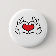 Cartoon Style Mand Love Heart