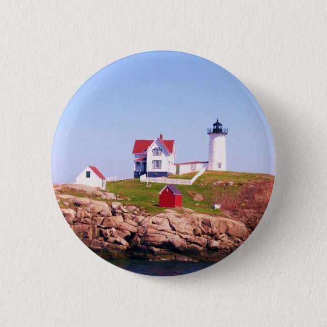 Bóton Redondo 5.08cm Casa clara do Nubble (Frente)