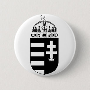 Bóton Redondo 5.08cm Casaco de armas da Hungria
