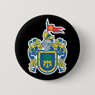 Bóton Redondo 5.08cm Casaco de Armas de Jalisco, México