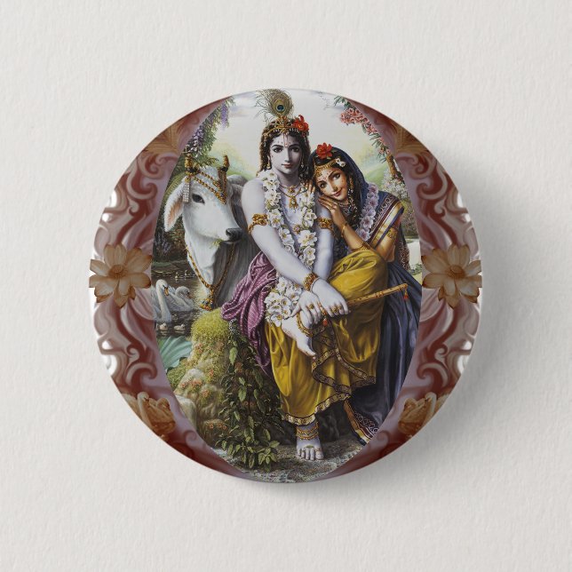 Bóton Redondo 5.08cm Casal All-Attrative (Frente)