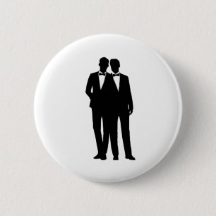 Bóton Redondo 5.08cm Casamento de noivos e noivos