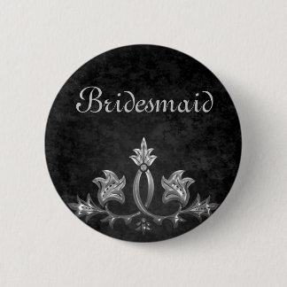 Bóton Redondo 5.08cm Casamento elegante Bridesmaid