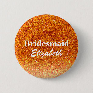 Bóton Redondo 5.08cm Casamento Personalizado de Bridesmaids Com Largura