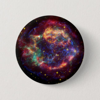 Bóton Redondo 5.08cm Cassiopeia Galaxy Supernova remanescente