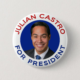 Bóton Redondo 5.08cm Castro juliano para o presidente