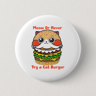 Bóton Redondo 5.08cm Cat Burger