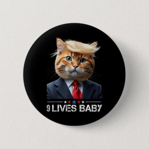 Bóton Redondo 5.08cm Cat Trump 9 Livres Baby _2