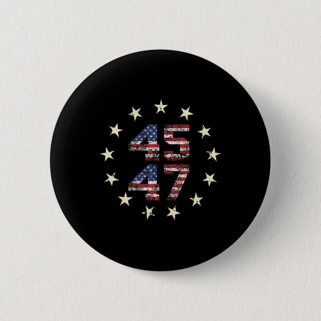 Bóton Redondo 5.08cm Caubói Trump Ocidental Você Perdeu  (Frente)