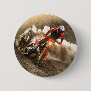 Bóton Redondo 5.08cm Cavaleiro Motocross