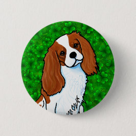Bóton Redondo 5.08cm Cavalier King Charles Spaniel Botão