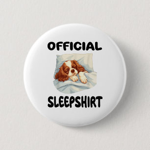 Bóton Redondo 5.08cm Cavalier King Charles Spaniel Dog Oficial