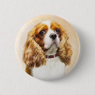 Bóton Redondo 5.08cm Cavalier King Charles Spaniel Original